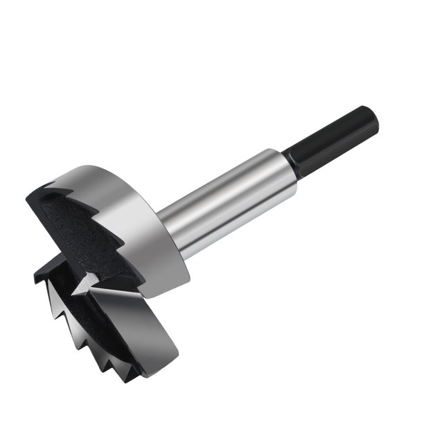 Broca Forstner NIBBLAX de 45 mm con vástago hexagonal para carpintería