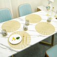 thumbnail image 5 of LINLIN 4 Pack Round Placemats Decorative Placemats PVC Placemats Hollow Table Place Mats Heat Resistant Non-slip Dining Placemats, 5 of 5