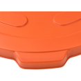 thumbnail image 4 of Global Industrial Plastic Trash Can Lid - 55 Gallon Orange, 4 of 5