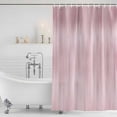 thumbnail image 2 of Polyester Fabric Pink Shower Curtain, Modern Abstract Art Ombre Striped Waterproof Bathtub Curtain Bathroom Decor Set with Hooks 72 x 84 Inches, 2 of 6
