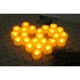 thumbnail image 3 of Candle Choice 24 PCS Premium Realistic Flameless Votive Candles, Battery-operated Votives, Long Battery Life 120+ Hours, Batteries Included, 3 of 5