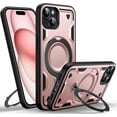 thumbnail image 1 of Diseñado para Funda Magnética para iPhone 15, Compatible con Magsafe, Prueba de Caída de 10 pies Resistente y Resistente, Soporte de Anillo Giratorio 360, Funda de Teléfono de Protección, 1 of 7