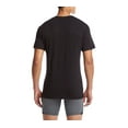 thumbnail image 2 of Men's Hanes U9T1B4 Stretch Crew T-Shirts - 4 Pack (Black S), 2 of 2