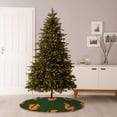 thumbnail image 6 of Lukts Bold Squirrel Silhouettes Print Color Life Christmas Tree Skirt, Winter Holiday Tree Mat Decoration ,Can be Used as A Shawl-36", 6 of 6