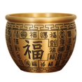 thumbnail image 1 of Yuarrent Treasure Basin Sculpture Gift Wealth Money Jar  Brass Feng Shui Bowl Artwork Decoración del hogar palabra negra, 1 of 1