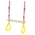 thumbnail image 2 of Anillos Plásticos Del Gimnasio Del Columpio de Madera de Los Niños para El Juguete Interesante Del Juego Del Interior Y Al Aire Libre Amarillo, 2 of 8