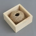 thumbnail image 4 of Primary Wooden Storage Box Rustic Square Versatile Mini Sundries Jewelry Boxes Household Supplies, 4 of 8