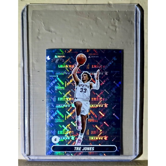 2023-24 Tre Jones Panini NBA Basketball #466 Sticker San Antonio Spurs