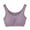 Purple, variant on Seductiva Sports Bras for Women Plus Size Women's Bras Soft Wireless Bra for Moms & Seniors Push Up Comfort Soft No Underwire 1PC