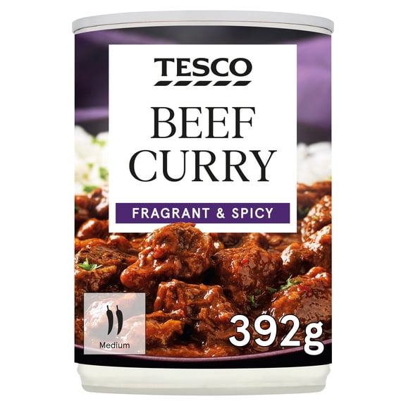 Tesco Beef Curry 392G, Imported from Britain