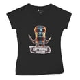 thumbnail image 5 of Cappuccino Assassino Women's V-Neck T-shirt Fun Italian Brainrot Gen Z Alpha Meme, 5 of 7