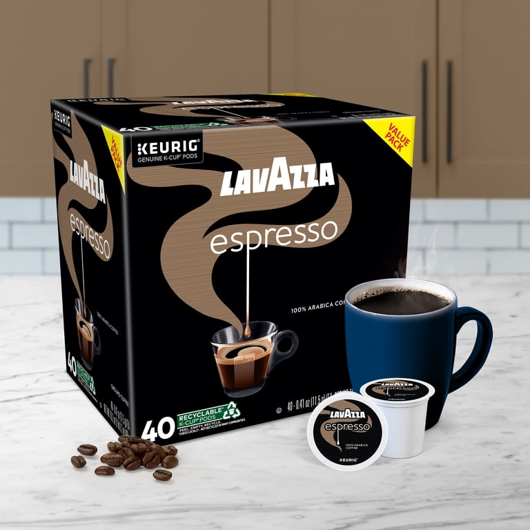 Lavazza Espresso Keurig K-Cup® Pods, Medium Roast, 100% Arabica