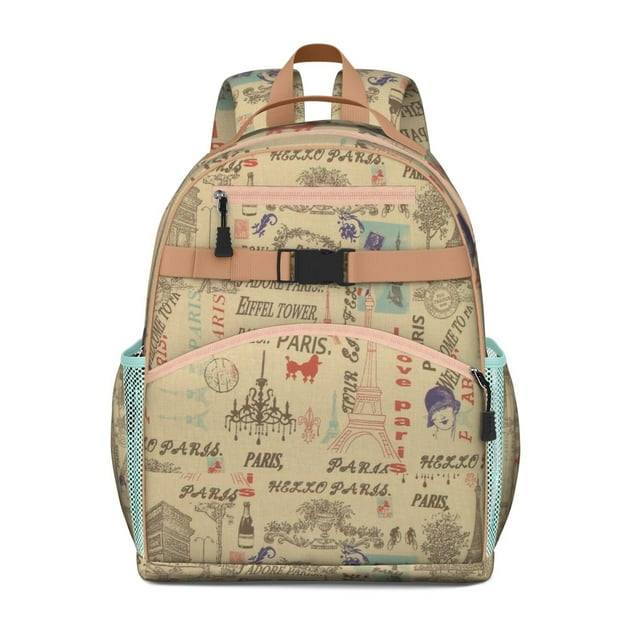Trip Toddler Backpack Adjustable Padded Straps Chest Buckle Large Capacity Durable Bookbag