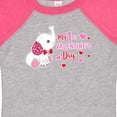 thumbnail image 4 of Inktastic My 1st Valentine's Day with Elephant Girls Baby Bodysuit, 4 of 5