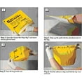 thumbnail image 4 of Biohazard Spill Kit with blood and fluids Bio-Wipe cleanup bag, 1 kit, 4 of 5