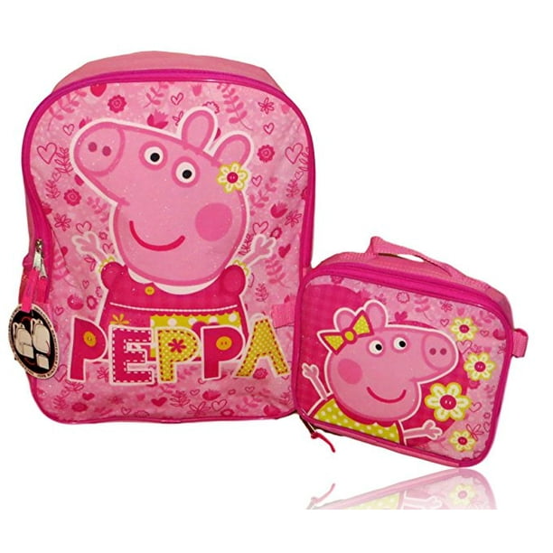Eone Peppa Pig Backpack with Detachable Insulated Lunch Box Walmart