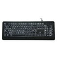 thumbnail image 3 of Large Thickened Font Black Multimedia Keyboard, USB Keyboard, For Old Man Older People, 3 of 8