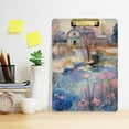 thumbnail image 6 of Painting Lake Houses Acrylic Clipboards 12 x 9 Inch A4 Size with Low Profile Clip Hanging Clipboard for Classroom School Office, 6 of 8