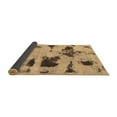 thumbnail image 2 of Ahgly Company Indoor Rectangle Abstract Brown Modern Area Rugs, 8' x 12', 2 of 4