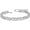 Silver, variant on Gold Bracelets for Women Silver Clustered Tennis Bracelet for Women Heart Cuban Bracelet Fashion Jewelry for Women