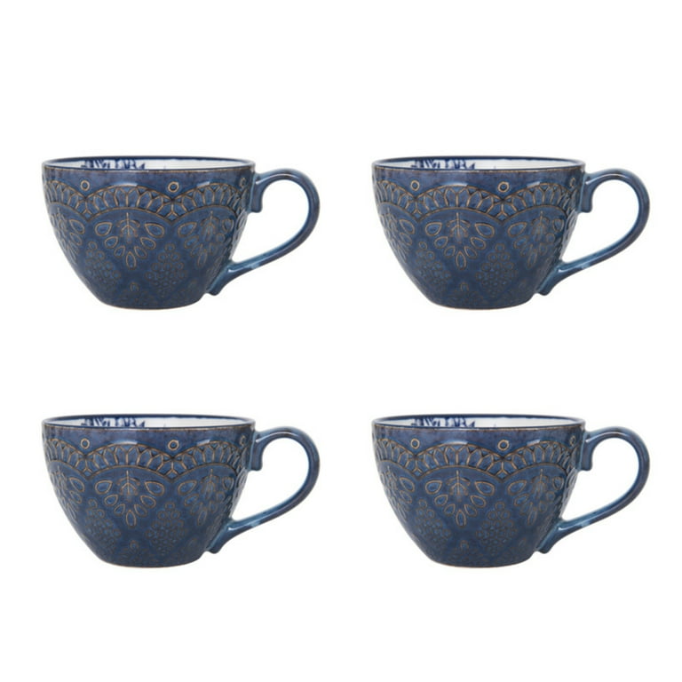 Pfaltzgraff Gabriela Blue Stoneware 16 Piece Dinnerware Set