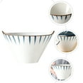 thumbnail image 5 of STRANDCHIC Ceramic Salad Bowl Japanese Style Holds Soup Rice Noodles for General Users 1Pack, 5 of 6