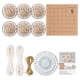 thumbnail image 1 of Juego de manualidades con rodajas de madera, círculos de madera redondos con cuerda para árbol de Navidad Establecer E, 1 of 9