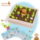 thumbnail image 2 of Juego de memoria de verduras y rábanos de madera para niños, 2 of 5