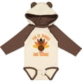 thumbnail image 3 of Inktastic Thanksgiving Dinner Holiday Turkey Boys or Girls Long Sleeve Baby Bodysuit, 3 of 5