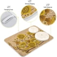 thumbnail image 3 of GZHJMY Retro Sunflowers Beee Pattern 16 x 18 Inches Absorbent Dish Drying Mat Microfiber Kitchen Countertop Table Protector Multi-Purpose Counter Rack Sink Drainer Pad, 3 of 6