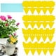thumbnail image 1 of Yous Auto 20 Trampas Amarillas Pegajosas para Moscas de la Fruta para Plantas de Interior, Cocina, Trampas Naturales Seguras para Mosquitos de Hongos, Atrapamoscas de la Fruta de Doble Cara para Uso en Plantas de Interior y Exterior, 1 of 10