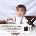 thumbnail image 3 of Miniature Cabinet Model Plastic Cabinet Furniture Model Toy Mini Wine Cabinet Photo Prop, 3 of 8