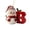 B, variant on Snowman Christmas Ornaments,Personalized Letter Ornaments for Christmas Tree, Initial Ornament, 26 Letter Ornament for DIY Hanging Xmas Decor, Cute Snowman Decoration, Gift for Family Friends