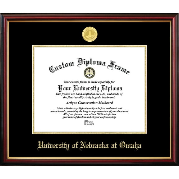 Unviersityof Nebraska at Omaha Petite Diploma Frame