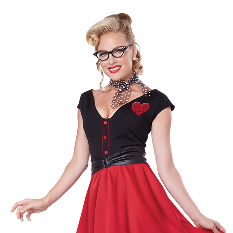 California Costumes Rock N Roll Sweetheart Size 6-8 Female - Walmart.com