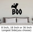 thumbnail image 2 of Boo Ghosts Spirits Halloween Party Wall Decals for Walls Peel and Stick wall art murals Black Medium 18 Inch, 2 of 2