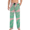 thumbnail image 4 of Tropical Palm Leaves Ghost Pajama Pants, Men's Lounge Pants Light with Drawstring and Pockets, Christmas New Year Birthday Father's Day Gifts, Small, 4 of 7