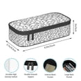 thumbnail image 6 of Goofa Hand Drawn Snake Pattern Pencil Case, Multi- Slot Pencil Pouch, Portable Pencil Bag, Pen Case for& Office, 6 of 9