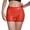 Red, variant on High-Gloss Wet Look Boyshorts, Women's Sexy Shiny Cotton Hipster Panties with Mid-Rise Cut, Y2K Clubwear Lingerie Base Layer, 1 PC Gray B