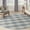 Aqua, variant on Nourison Positano Indoor/Outdoor Charcoal 5' x 7' Area Rug (5x7)