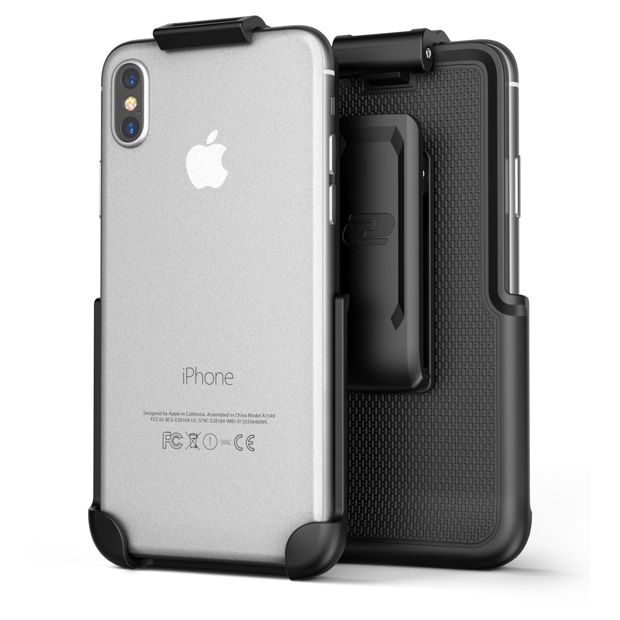 Apple iPhone XS Belt Clip Secure Fit Holster (ClipMate) Case Free - Encased