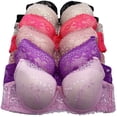 thumbnail image 1 of Iheyi 6 Pieces Various Style Plain Basic Everyday Wear Full Cup Bra A-DDD (38C), 1 of 4