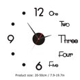 thumbnail image 2 of Relojes de pared Moda Decoración para el hogar Etiqueta de la pared moderna Reloj para el dormitorio de la sala de estar, 2 of 6