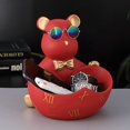 thumbnail image 4 of MesaSe Modern Multifunction Desktop Storage Violent Bear Model Porch Key Resin Perfect Gift Home Decoration Table Decor, 4 of 15