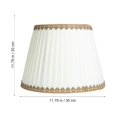 thumbnail image 2 of Shisuyan Cloth Lampshade Lace Lamp Cover Replacement for Floor Lamp Table Light, 2 of 8