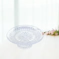 thumbnail image 2 of Mobutofu 1Pcs Clear Acrylic Round Drop Resistant Fruit Dessert Serving Dish For Birthday Party Wedding Festive Moment, 2 of 8