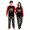 Gnomies, variant on iHapHap Mr Mrs Christmas Couple Pajamas, Cotton Blend Holiday Sleep Set, Womens S