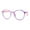 Lavender Pink, variant on Kid Girls Flexible Rubber Geometric Keyhole Blue Light Filter Computer Glasses Red Black