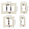 thumbnail image 2 of Yayeee Rocker Switch Wall Plate 2-Gang 4.7"x4.6" Home Decorative Outlet Cover, Beige Astronaut Planet, 2 of 6
