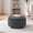 Darkgrey, variant on Blue Round Ottoman with Storage and Reversible Tray, Upholstered Fabric Footrest Coffee Table for Living Room, Bedroom, Entryway-25 Inch